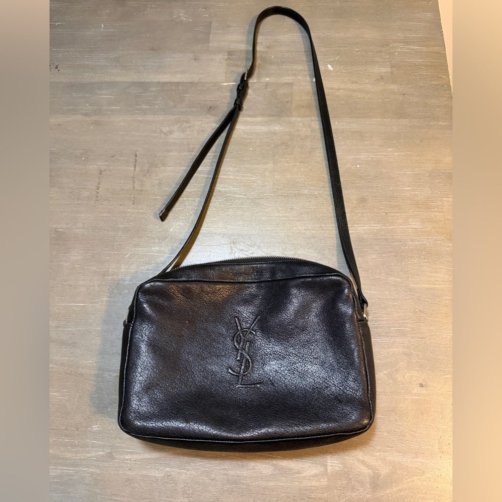 YSL leather Lou camera bag